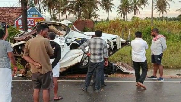 ಹಾಸನ ಭೀಕರ ಅಪಘಾತ: ಹಾಲಿನ ಲಾರಿ ಚಾಲಕ ಪೊಲೀಸರ ವಶ