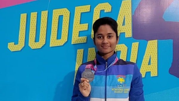 36ನೇ ರಾಷ್ಟ್ರೀಯ ಕ್ರೀಡಾಕೂಟ; ಮೈಸೂರಿನ ಖುಷಿಗೆ ಬೆಳ್ಳಿ ಪದಕ