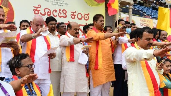 ಕೋಟಿ ಕಂಠ ಗಾಯನ: ಅಮೃತ ಗಳಿಗೆಗೆ ನಾಡು ಸಾಕ್ಷಿ, ಹೊಸ ಸಂಕಲ್ಪಕ್ಕೆ ಸ್ಪೂರ್ತಿ: ಸಿಎಂ ಬೊಮ್ಮಾಯಿ ಬಣ್ಣನೆ