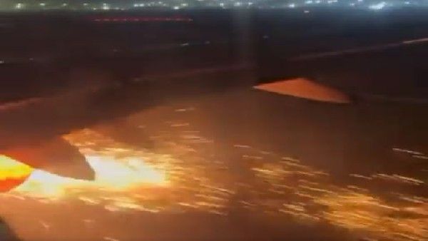 Video: ಬೆಂಗಳೂರಿಗೆ ಹೊರಟಿದ್ದ ಇಂಡಿಗೋ ವಿಮಾನದಲ್ಲಿ ಬೆಂಕಿ