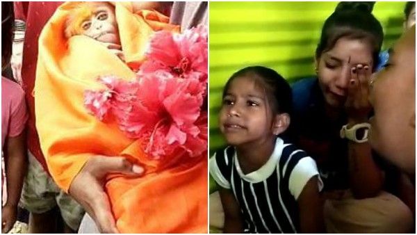 ಮನೆ ಸದಸ್ಯನಂತೆ ಸಾಕಿದ್ದ ಕೋತಿ ಸಾವು: ಕಣ್ಣೀರಿಟ್ಟ ಕುಟುಂಬಸ್ಥರು