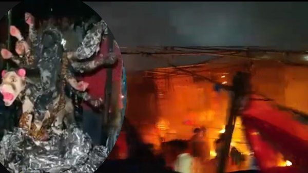 ಉತ್ತರಪ್ರದೇಶದ ಭದೋಹಿಯಲ್ಲಿ ದುರ್ಗಾಪೂಜೆ ವೇಳೆ ಅಗ್ನಿ ಅವಘಡ: 5 ಸಾವು, 64 ಮಂದಿಗೆ ಗಾಯ