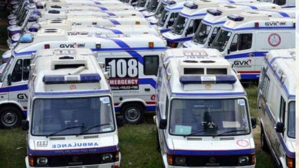 108 ಆಂಬುಲೆನ್ಸ್ ಸಿಬ್ಬಂದಿ ಪ್ರತಿಭಟನೆ: ಗುರುವಾರ ಸೇವೆ ಸ್ಥಗಿತ ಸಾಧ್ಯತೆ