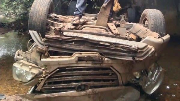 ನಿಯಂತ್ರಣ ತಪ್ಪಿ ಕಂದಕಕ್ಕೆ ಉರುಳಿದ ಜೀಪ್‌: ಚಾಲಕಿ ಅಕ್ಷತಾ ಸ್ಥಳದಲ್ಲೇ ಸಾವು