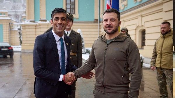 ಬ್ರಿಟನ್ ಪ್ರಧಾನಿ ರಿಷಿ ಸುನಕ್ ದಿಢೀರ್ ಉಕ್ರೇನ್ ಭೇಟಿ, ಕಾರಣ