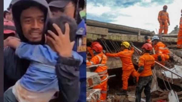 ಇಂಡೋನೇಷ್ಯಾ ಭೂಕಂಪ: 2 ದಿನಗಳ ನಂತರ ಜೀವಂತವಾಗಿ ಹೊರಬಂದ ಮಗು