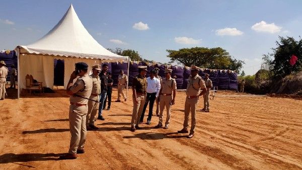 ದೇವನಹಳ್ಳಿ: ಡಿ.31ಕ್ಕೆ ಗೃಹ ಸಚಿವ ಅಮಿತ್ ಷಾ ಭೇಟಿ, ಭದ್ರತೆ ಪರಿಶೀಲಿಸಿದ ಹಿರಿಯ ಅಧಿಕಾರಿಗಳು