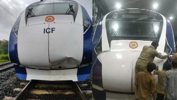 Vande Bharat Express : ನಾಲ್ಕನೇ ಬಾರಿಗೆ ವಂದೇ ಭಾರತ್ ಎಕ್ಸ್‌ಪ್ರೆಸ್‌ಗೆ ಜಾನುವಾರು ಡಿಕ್ಕಿ