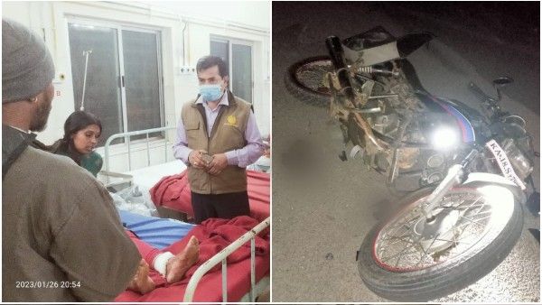 ಬೈಕ್‌ ಸವಾರರ ಮೇಲೆ ಕಾಡುಕೋಣ ದಾಳಿ: ಇಬ್ಬರಿಗೆ ಗಂಭೀರ ಗಾಯ