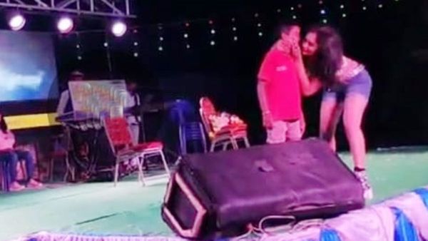 ನಾಗಮಂಗಲ: ಶಾಸಕ ಸುರೇಶ್‌ ಗೌಡ ಬೆಂಬಲಿಗರು ಆಯೋಜಿಸಿದ್ದ ಕಾರ್ಯಕ್ರಮದಲ್ಲಿ ನಂಗಾನಾಚ್