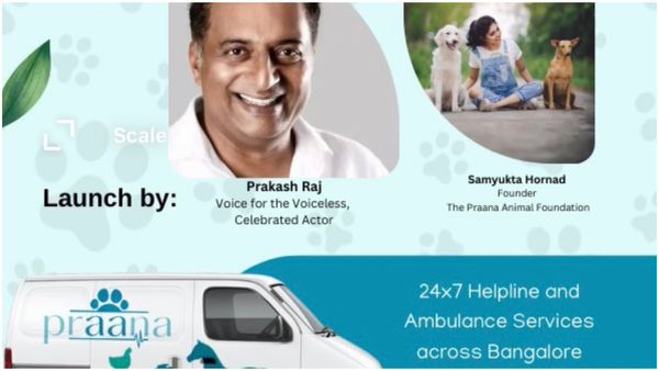 ಬೆಂಗಳೂರಿನಲ್ಲಿ ಪ್ರಾಣಿಗಳಿಗಾಗಿ ಆಂಬ್ಯುಲೆನ್ಸ್ ಸೇವೆ ಆರಂಭಿಸಿದ ನಟಿ