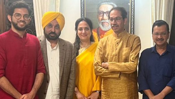 ಕುತೂಹಲ ಮೂಡಿಸಿದ ಉದ್ಧವ್ ಠಾಕ್ರೆ- ಅರವಿಂದ್ ಕೇಜ್ರಿವಾಲ್ ಭೇಟಿ: ಮುಂಬೈನ ಠಾಕ್ರೆ ನಿವಾಸದಲ್ಲಿ AAP ನಾಯಕರು