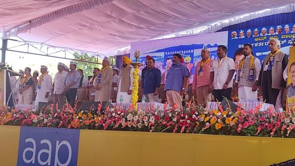 ಬೆಣ್ಣೆನಗರಿಯಲ್ಲಿ ಅರವಿಂದ್ ಕೇಜ್ರಿವಾಲ್ 'ಹವಾ': ಆಪ್‌ ಕಾರ್ಯಕರ್ತರ ಜೈಕಾರ