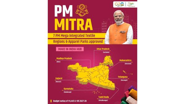 ಕರ್ನಾಟಕ ಸೇರಿ 7 ರಾಜ್ಯಗಳಿಗೆ ಪಿಎಂ ಮಿತ್ರ ಮೆಗಾ ಜವಳಿ ಪಾರ್ಕ್‌ ಘೋಷಿಸಿದ ಮೋದಿ