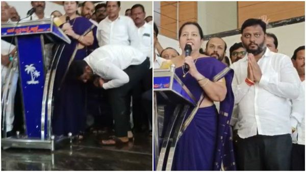 Swaroop Revanna: ಭವಾನಿ ರೇವಣ್ಣ ಕಾಲಿಗೆ ಬಿದ್ದ ಸ್ವರೂಪ್: ಬಿಜೆಪಿ ಸೋಲಿಸಲು ಒಂದಾದ ದೇವೇಗೌಡರ ಕುಟುಂಬ