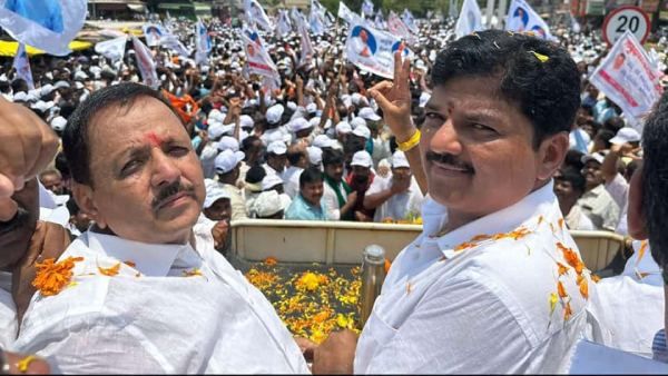 ಚುನಾವಣಾ ಆಯೋಗದಿಂದ ಚಿಹ್ನೆ ಪಡೆದ ಮಾಡಾಳ್ ಮಲ್ಲಿಕಾರ್ಜುನ್