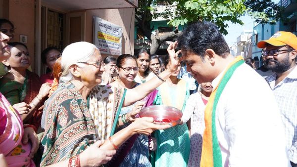 ಮಲ್ಲೇಶ್ವರಂನಲ್ಲಿ ಸಚಿವ ಅಶ್ವತ್ಥ್‌ ನಾರಾಯಾಣ ಮತಬೇಟೆ