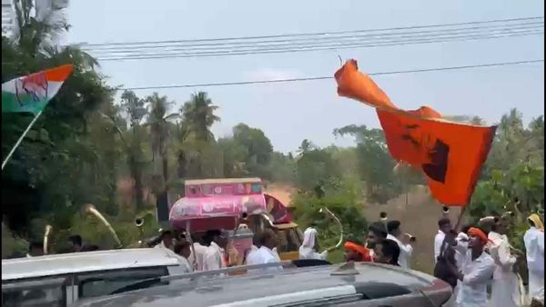 ಬೆಳ್ತಂಗಡಿಯಲ್ಲಿ ನಾಮಪತ್ರ ಸಲ್ಲಿಕೆ ವೇಳೆ ಬಿಜೆಪಿ, ಕಾಂಗ್ರೆಸ್‌ ಕಾರ್ಯಕರ್ತರ ನಡುವೆ ಘರ್ಷಣೆ