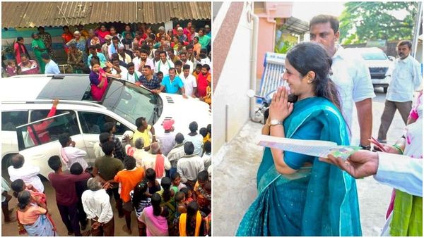 ಬಿರುಬಿಸಿಲಿನಲ್ಲಿ ಪತಿಯರ ಪರ ಪ್ರಚಾರಕ್ಕಿಳಿದ ಪತ್ನಿಯರು: ರಾಮನಗರದಲ್ಲಿ ಎಚ್‌ಡಿಕೆ, ಡಿಕೆಶಿ ಪತ್ನಿಯರ ಮತ ಬೇಟೆ