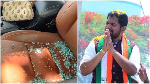 Hosakote : ಕಾಂಗ್ರೆಸ್ ಅಭ್ಯರ್ಥಿ ಶರತ್ ಬಚ್ಚೇಗೌಡ ಪತ್ನಿ ಕಾರಿನ ಮೇಲೆ ಕಲ್ಲು ತೂರಾಟ: ಕಿಡಿ ಕಾರಿದ ಶರತ್