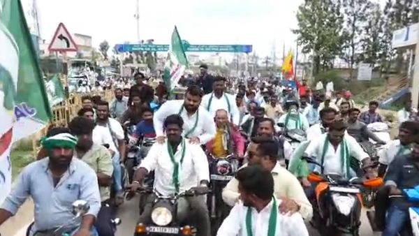 Karnataka election 2023: ಹಾಸನದಲ್ಲಿ ಬೈಕ್‌ ರ್‍ಯಾಲಿ ಮೂಲಕ ಬಿಜೆಪಿಗೆ ಠಕ್ಕರ್‌ ಕೊಟ್ಟ ಜೆಡಿಎಸ್‌