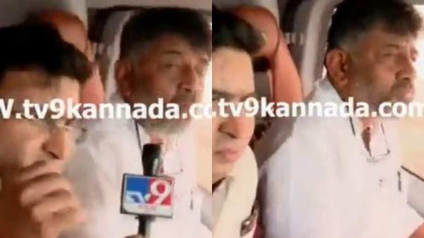 ಬೆಚ್ಚಿಬಿದ್ದ ‘ಕನಕಪುರ ಬಂಡೆ’: ಹೆಲಿಕಾಪ್ಟರ್‌ನಲ್ಲಿ ಹೆದರಿದ ಡಿಕೆಶಿ