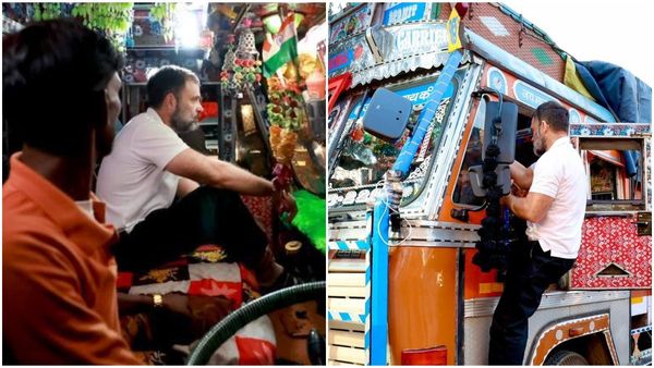 Rahul Gandhi : ಚಾಲಕರ 'ಮನ್ ಕಿ ಬಾತ್' ಆಲಿಸಲು ಟ್ರಕ್ ಹತ್ತಿದ ರಾಹುಲ್ ಗಾಂಧಿ