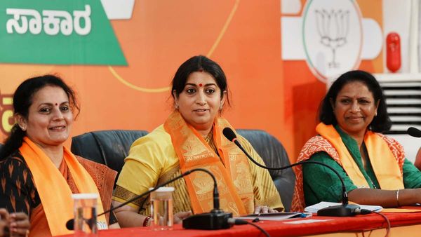 ಡಿಕೆ ಶಿವಕುಮಾರ್ ಸಿಎಂ ಆಗುವುದಿಲ್ಲ: ಸ್ಮೃತಿ ಇರಾನಿ ವಾಗ್ದಾಳಿ