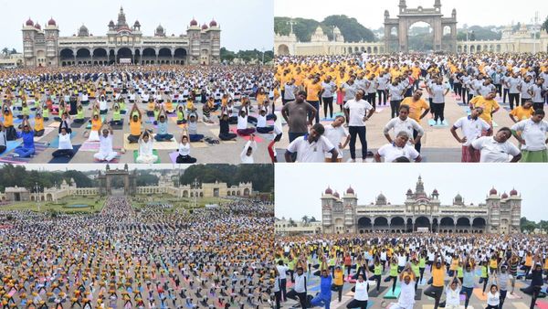 International Yoga Day 2023: ಸಾಂಸ್ಕೃತಿಕ ನಗರಿಯಲ್ಲಿ ಯೋಗಾಸನ, ಭಾಗಿಯಾಗಿದ್ದು ಎಷ್ಟು ಸಾವಿರ ಜನ ಗೊತ್ತಾ?, ಇಲ್ಲಿದೆ ವಿವರ