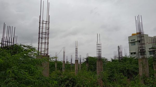 ಆರು ವರ್ಷದಿಂದ ಮೇಲೆಳದ ಶ್ರೀಕೃಷ್ಣ ಸಮುದಾಯ ಭವನ:ನೆಲಕಚ್ಚಿದ 3.50 ಕೋಟಿ ವೆಚ್ಚದ ಕಾಮಗಾರಿ