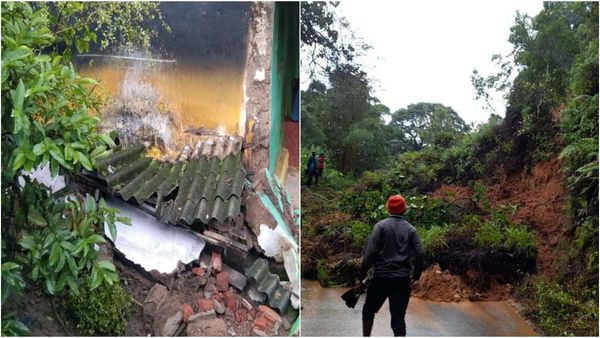 ಕೊಡಗಿನಲ್ಲಿ ಪುಷ್ಯ ಮಳೆ ಅಬ್ಬರ: ಭಯ ಹುಟ್ಟಿಸಿದ ಕಾಲೂರಿನ ಗುಡ್ಡಕುಸಿತ