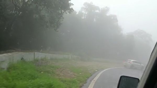 ಮೂಡಿಗೆರೆ: ಚಾರ್ಮಾಡಿ ಘಾಟ್​ನಲ್ಲಿ ಆವರಿಸಿದ ದಟ್ಟ ಮಂಜು, ವಾಹನ ಸವಾರರ ಪರದಾಟ