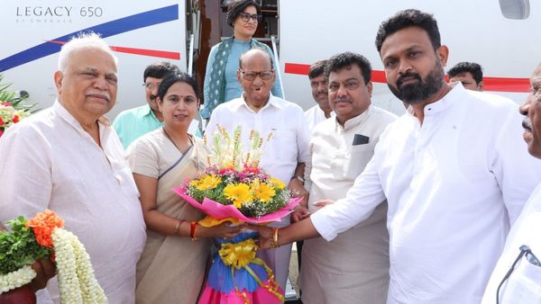 ವಿಪಕ್ಷಗಳ ಸಭೆಗೆ ಆಗಮಿಸಿದ ಎನ್‌ಸಿಪಿ ವರಿಷ್ಠ ಶರದ್‌ ಪವಾರ್‌