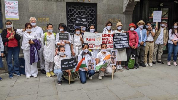 Manipur violence: ಮಣಿಪುರ ಹಿಂಸಾಚಾರ ವಿರೋಧಿಸಿ ಲಂಡನ್‌ನಲ್ಲಿ ಪ್ರತಿಭಟನೆ