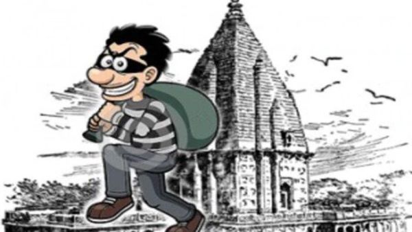 ದೇವಸ್ಥಾನದ ಕಾಣಿಕೆ ಪೆಟ್ಟಿಗೆಯಿಂದ 5000 ರೂ. ಕದ್ದು 10 ರೂಪಾಯಿ ದೇಣಿಗೆ ನೀಡಿದ ಕಳ್ಳ!