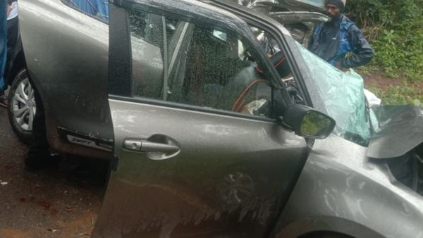 ಮೂಡಿಗೆರೆ: KSRTC ಬಸ್‌ ಮತ್ತು ಕಾರಿನ ನಡುವೆ ಭೀಕರ ಅಪಘಾತ, ತಾಯಿ, ಮಗ ಸಾವು