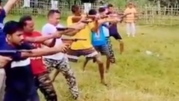 ಬಜರಂಗ ದಳದಿಂದ ಕಾನೂನುಬಾಹಿರವಾಗಿ ಯುವಕರಿಗೆ ಬಂದೂಕು ತರಬೇತಿ: ಪ್ರಕರಣ ದಾಖಲು