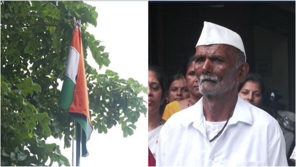 ಸ್ವಾತಂತ್ರ್ಯ ಸಂಭ್ರಮ: ದೇವಸ್ಥಾನದ ಮುಂದೆ ವರ್ಷಪೂರ್ತಿ ರಾಷ್ಟ್ರ ಧ್ವಜ ಹಾರಿಸಿದ 80ರ ವೃದ್ಧ