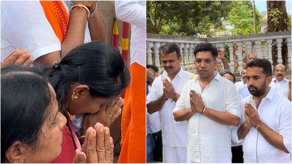 ಸೌಜನ್ಯ ಪ್ರಕರಣ: ತಪ್ಪಿತಸ್ಥರಿಗೆ ಶಿಕ್ಷೆಯಾಗಲಿ, ಅಣ್ಣಪ್ಪ ಸ್ವಾಮಿ ಮುಂದೆ ಎರಡೂ ಕಡೆಯವರಿಂದ ಪ್ರಾರ್ಥನೆ