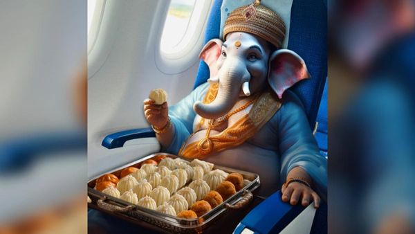 Ganesha in Indigo flight: ಮೊದಕದೊಂದಿಗೆ ಇಂಡಿಗೋ ವಿಮಾನದಲ್ಲಿ ಬಂದ ಗಣೇಶ: ಫ್ಲೈಟ್ ಮೆನುನಲ್ಲಿ ಮೋದಕ ಸೇರಿಸಲು ನೆಟ್ಟಿಗರ ಸಲಹೆ