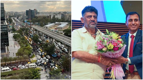Bengaluru Traffic: 100 ದಿನಗಳಲ್ಲಿ ಹೊರ ವರ್ತುಲ ರಸ್ತೆಯಲ್ಲಿ ಟ್ರಾಫಿಕ್ ಸಮಸ್ಯೆ ಪರಿಹಾರಕ್ಕೆ ಯೋಜನೆ: ಡಿಕೆಶಿ ಭರವಸೆ