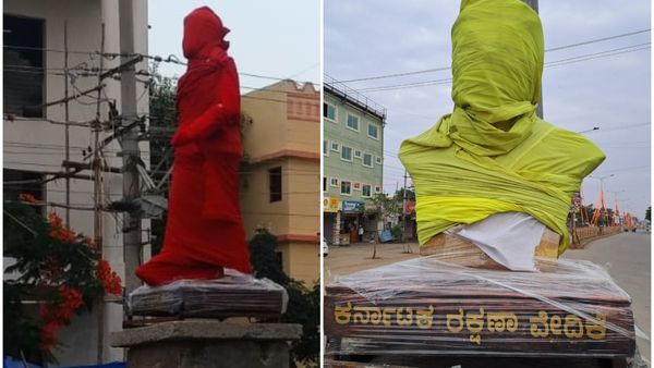 ಹಿರಿಯೂರಿನಲ್ಲಿ ರಾತ್ರೋರಾತ್ರಿ ಕುವೆಂಪು, ಅಪ್ಪು ಪ್ರತಿಮೆಗಳ ನಿರ್ಮಾಣ: ಕಾರಣವೇನು..?