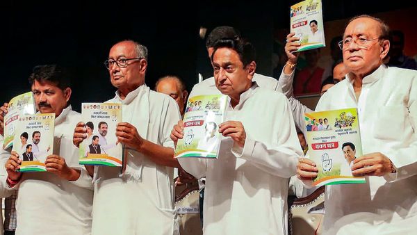 ಮಧ್ಯಪ್ರದೇಶ ಕಾಂಗ್ರೆಸ್ ಪ್ರಣಾಳಿಕೆ: ಎಲ್ಲರಿಗೂ 25 ಲಕ್ಷ ಆರೋಗ್ಯ ವಿಮೆ, ಐಪಿಎಲ್ ತಂಡ ರಚನೆಯ ಭರವಸೆ