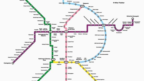 Namma metro: ಸಂಪೂರ್ಣ 'ನೇರಳೆ ಮಾರ್ಗ' ಅ. 7ರಿಂದ ಸಾರ್ವಜನಿಕರಿಗೆ ಮುಕ್ತ, ವಿವರ ನೋಡಿ