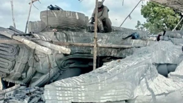 ರಾಯರ ಸನ್ನಿಧಿಯಲ್ಲಿ 108 ಅಡಿ ಎತ್ತರದ ಶ್ರೀರಾಮನ ಏಕ ಶಿಲಾ ವಿಗ್ರಹ ಕೆತ್ತನೆ ಆರಂಭ