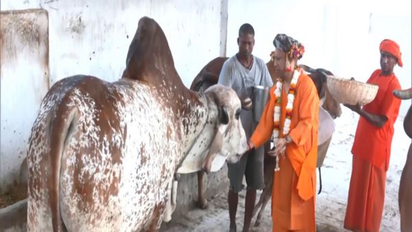 ವಿಜಯದಶಮಿಯಂದು ಗುರು ಗೋರಖನಾಥನಿಗೆ ವಿಶೇಷ ಪೂಜೆ ಸಲ್ಲಿಸಿದ ಸಿಎಂ ಯೋಗಿ