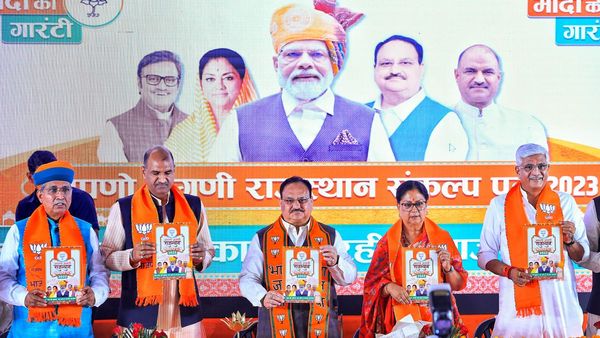 Rajasthan Election: ಮಹಿಳೆಯರಿಗೆ ಉಚಿತ ಸ್ಕೂಟಿ, ಬೆಂಬಲ ಬೆಲೆ ಹೆಚ್ಚಳ: ರಾಜಸ್ಥಾನದಲ್ಲಿ ಬಿಜೆಪಿ ಭರವಸೆ