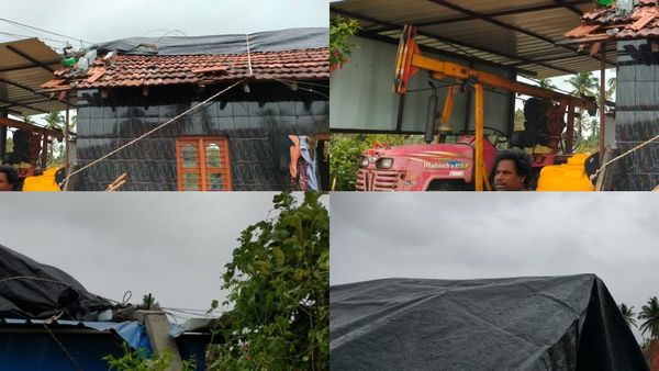 Heavy rain: ಬಿರುಗಾಳಿ ಮಳೆಗೆ ಹಾರಿಹೋದ 20ಕ್ಕೂ ಹೆಚ್ಚು ಮನೆಗಳ ಹೆಂಚುಗಳು, ಎಲ್ಲಿ?