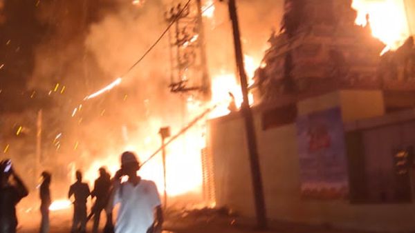 ಬೆಂಗಳೂರಿನಲ್ಲಿ ಮತ್ತೊಂದು ಅಗ್ನಿ ಅವಘಡ; ಐದು ಅಂತಸ್ತಿನ‌ ಕಟ್ಟಡ ಸಂಪೂರ್ಣ ಭಸ್ಮ!