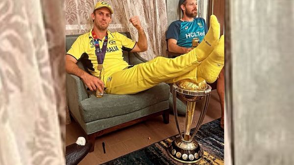 Mitchell Marsh: ವಿಶ್ವಕಪ್ ಟ್ರೋಫಿ ಮೇಲೆ ಕಾಲಿಟ್ಟ ಮಾರ್ಷ್ ವಿರುದ್ಧ ದೂರು ದಾಖಲು